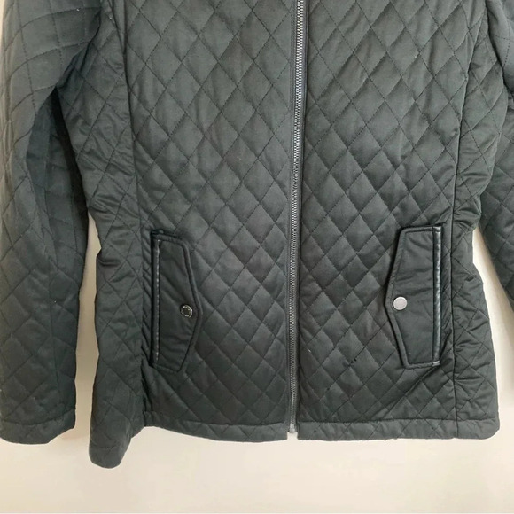 Pendleton Quilted Equestrian Black  Jacket with Plaid Lining S - Picture 12 of 12